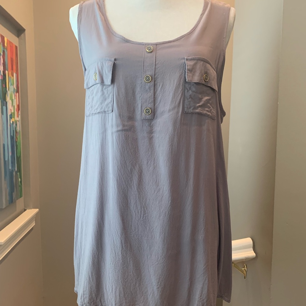 Active Gray rayon tank. Size XXL